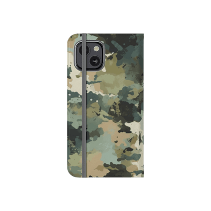 Watercolour Camouflage Wallet Phone Case