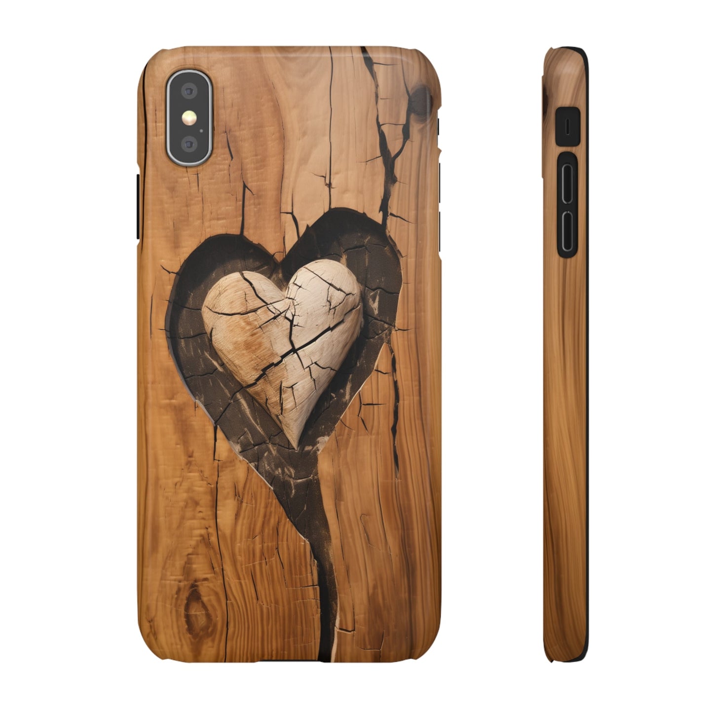 Wooden Heart | Snap Case