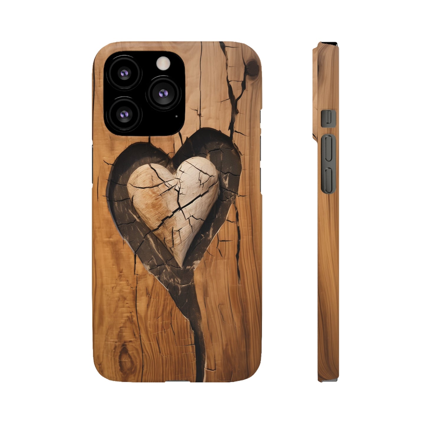 Wooden Heart | Snap Case