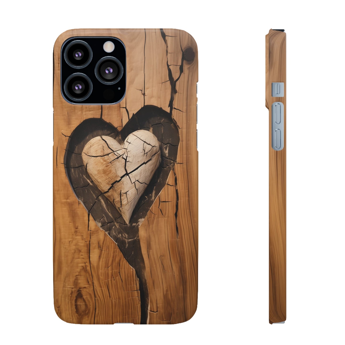 Wooden Heart | Snap Case