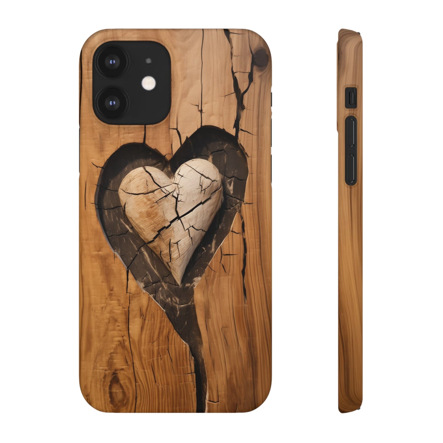 Wooden Heart | Snap Case