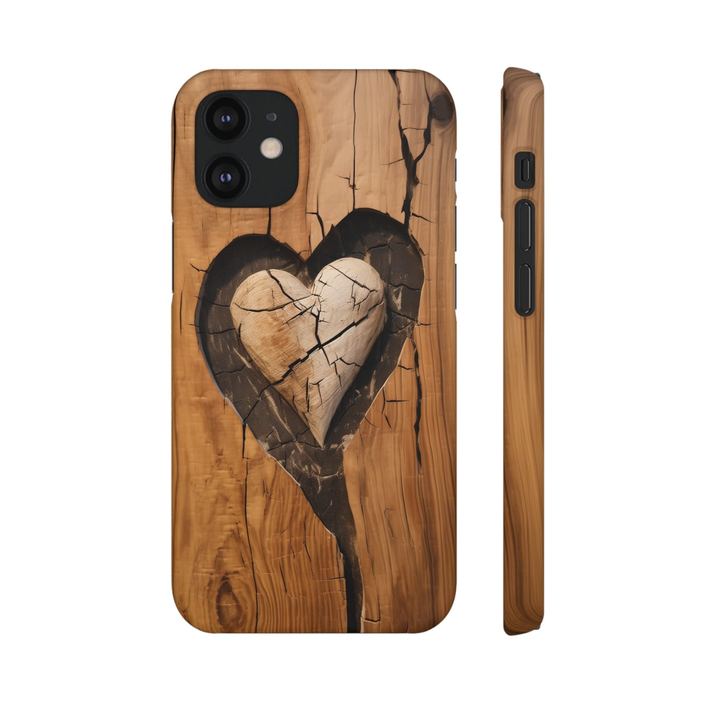 Wooden Heart | Snap Case