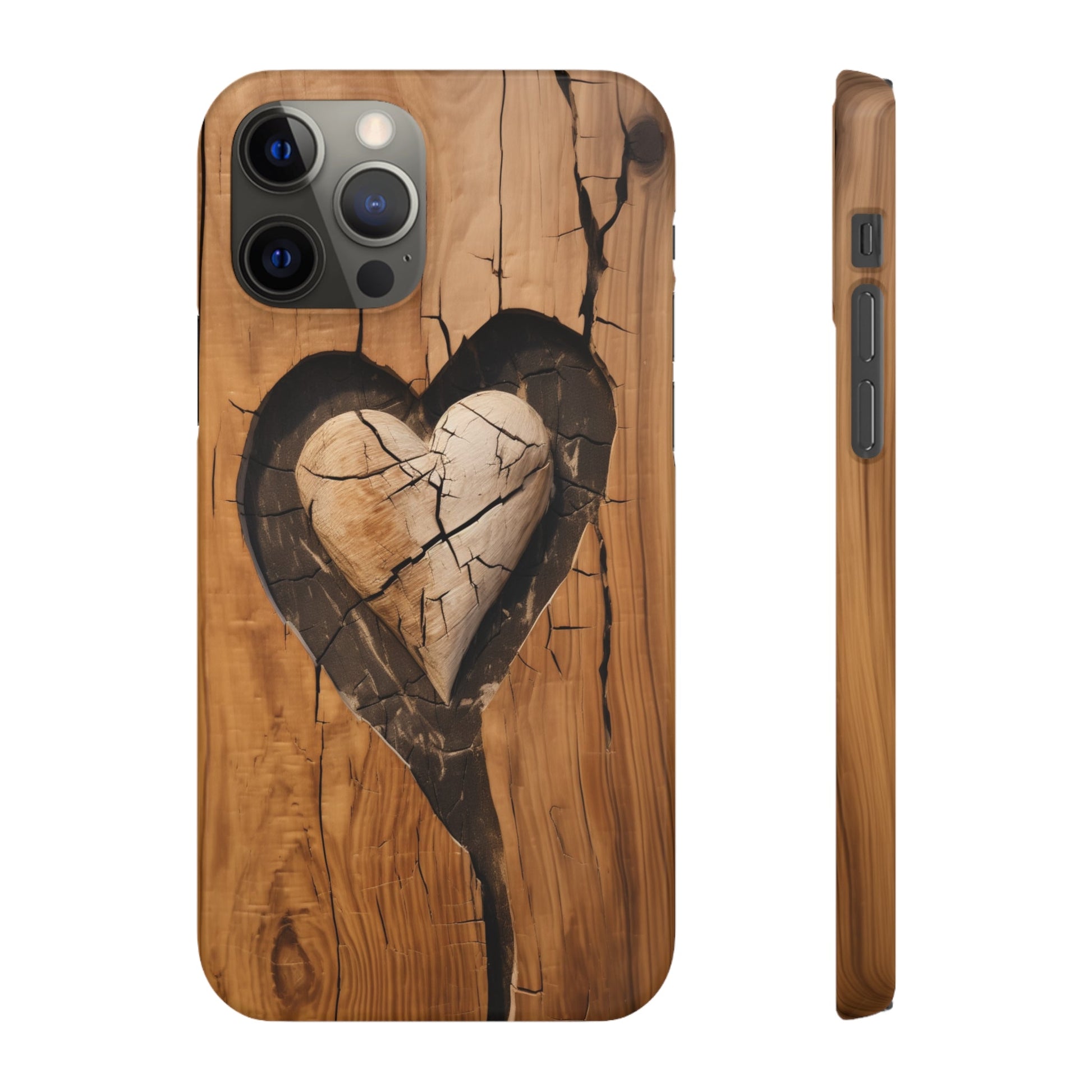 Wooden Heart | Snap Case