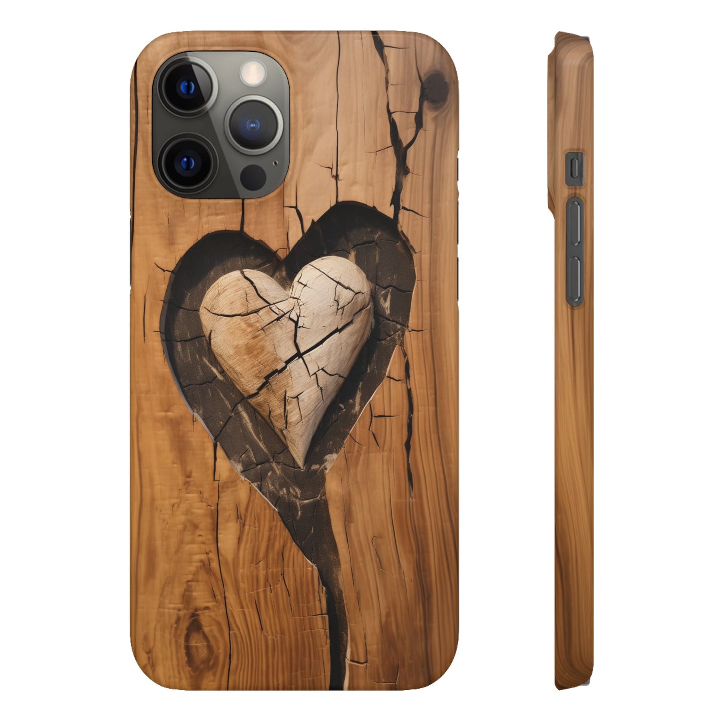 Wooden Heart | Snap Case