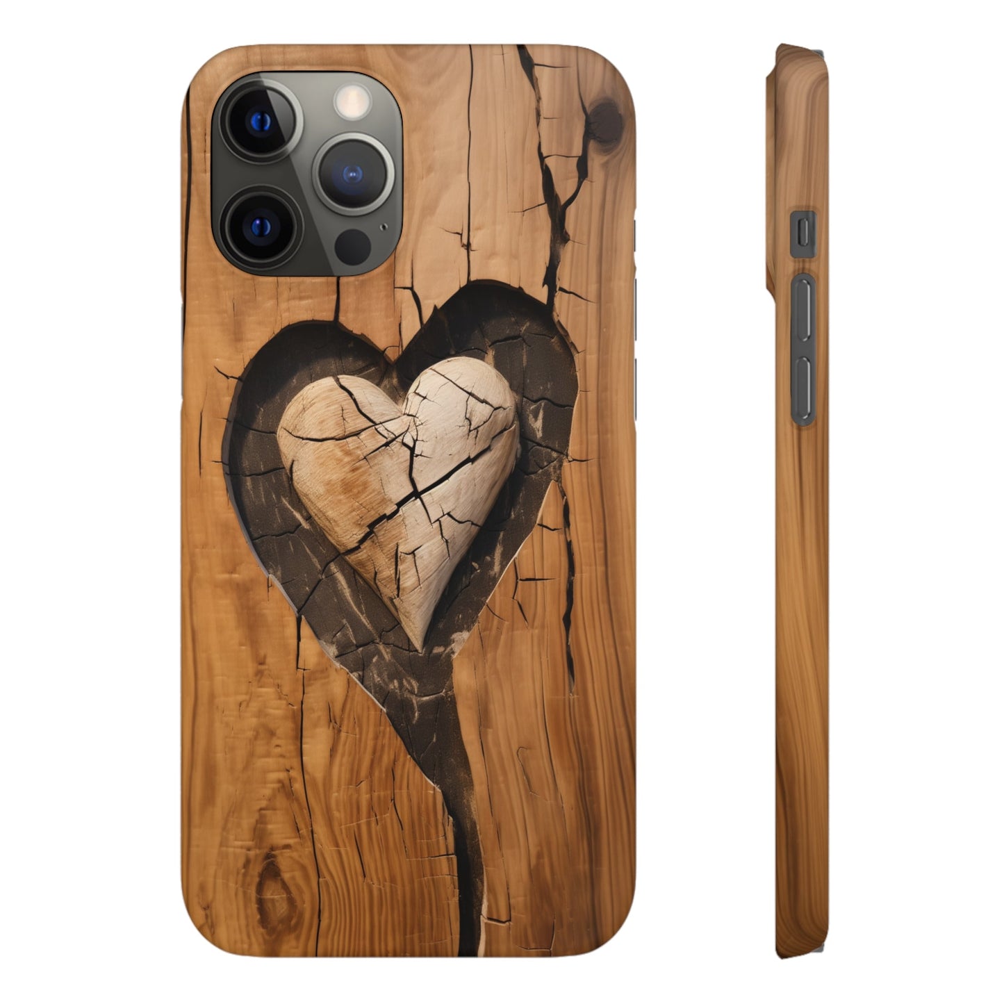 Wooden Heart | Snap Case