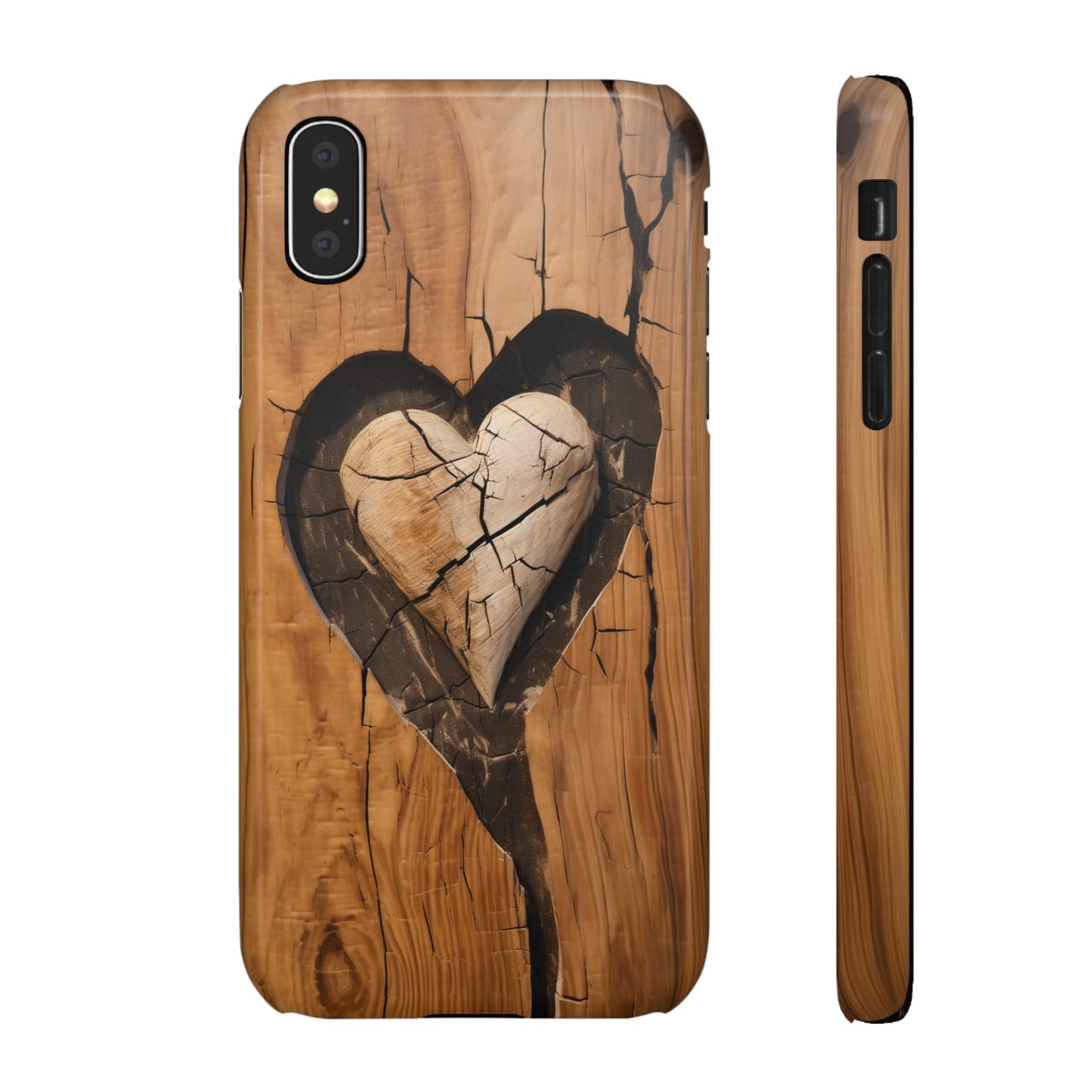 Wooden Heart | Snap Case