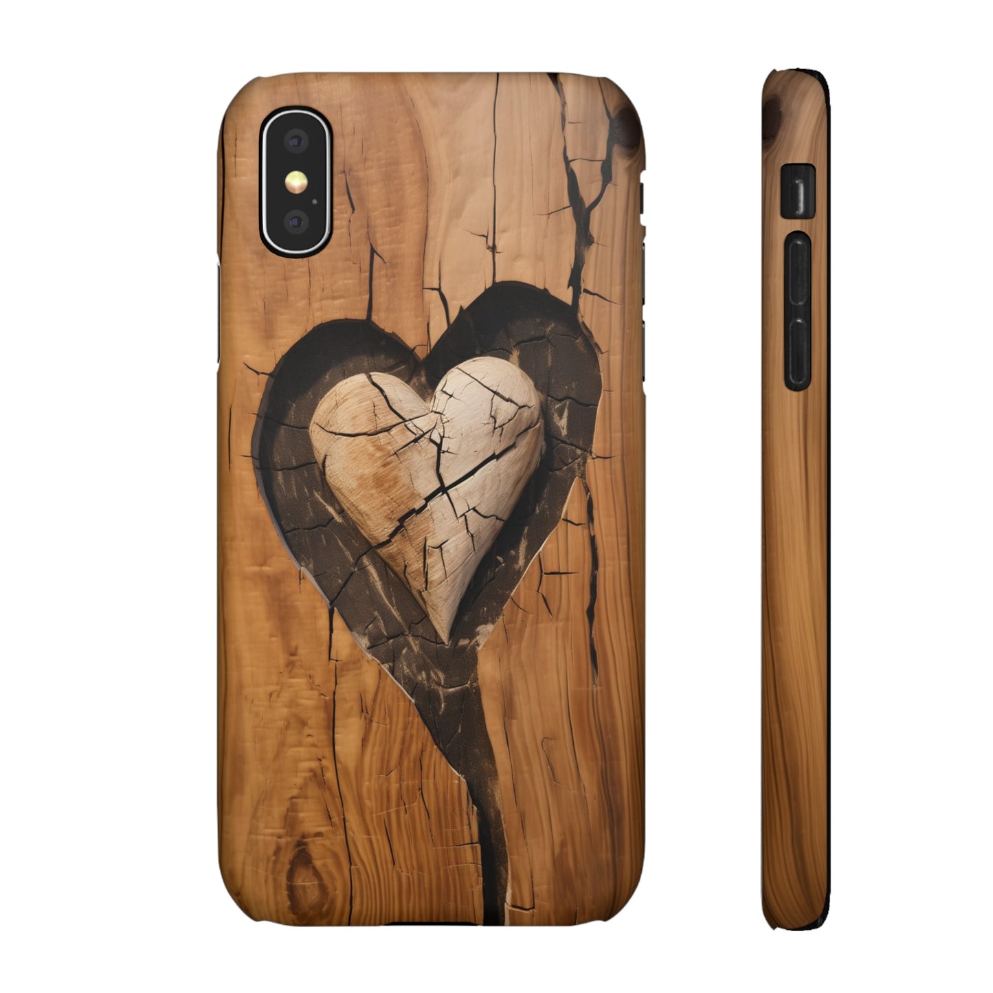 Wooden Heart | Snap Case