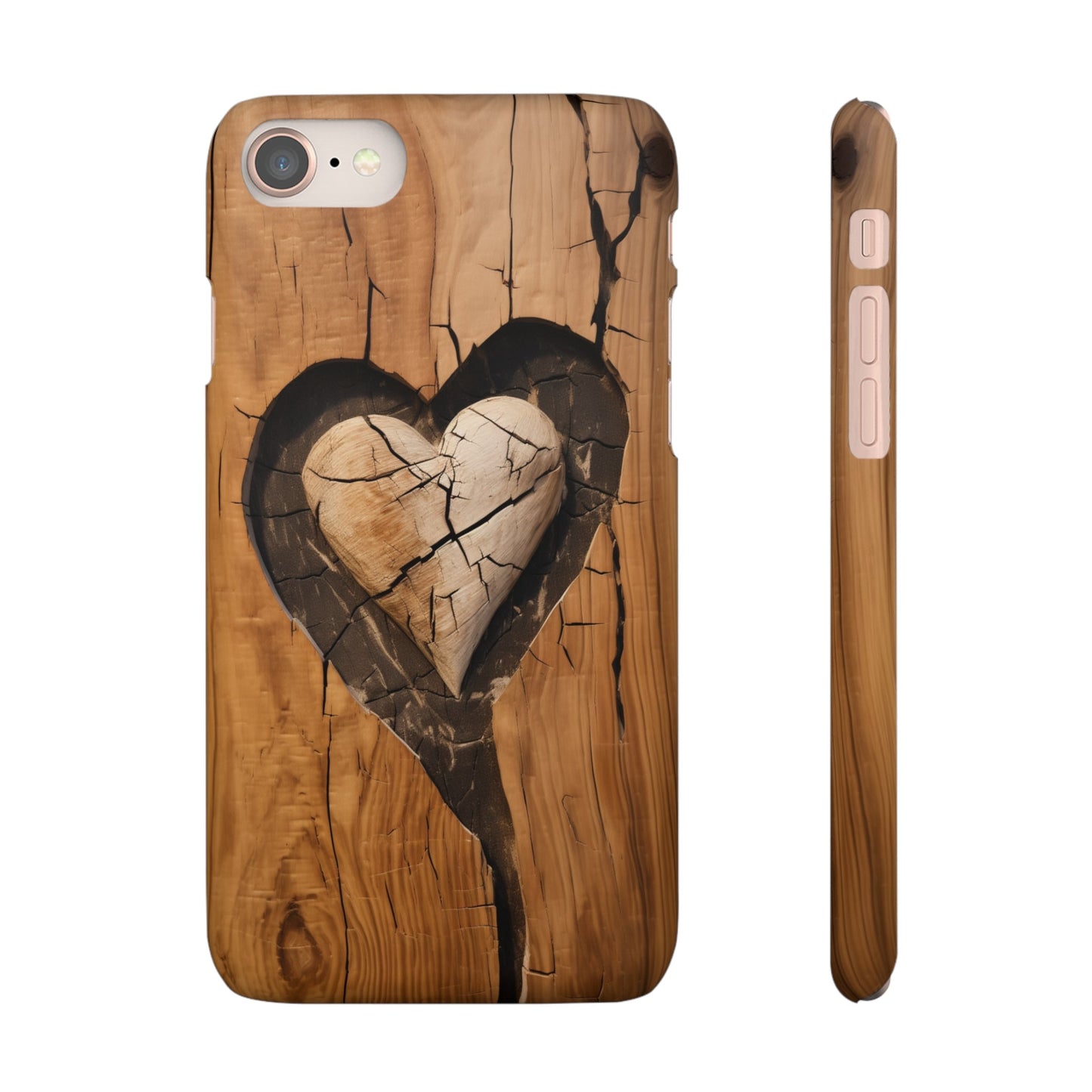 Wooden Heart | Snap Case