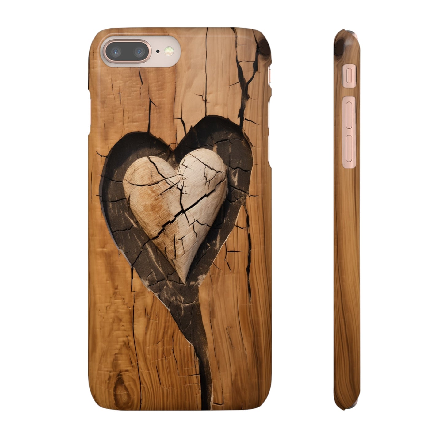 Wooden Heart | Snap Case