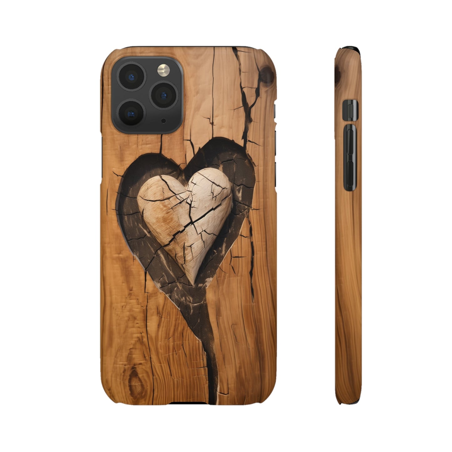 Wooden Heart | Snap Case