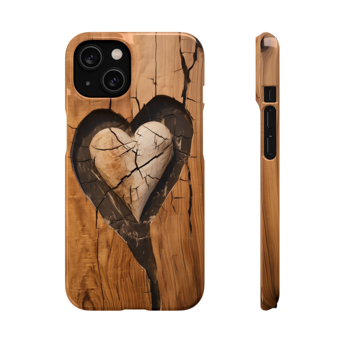 Wooden Heart | Snap Case