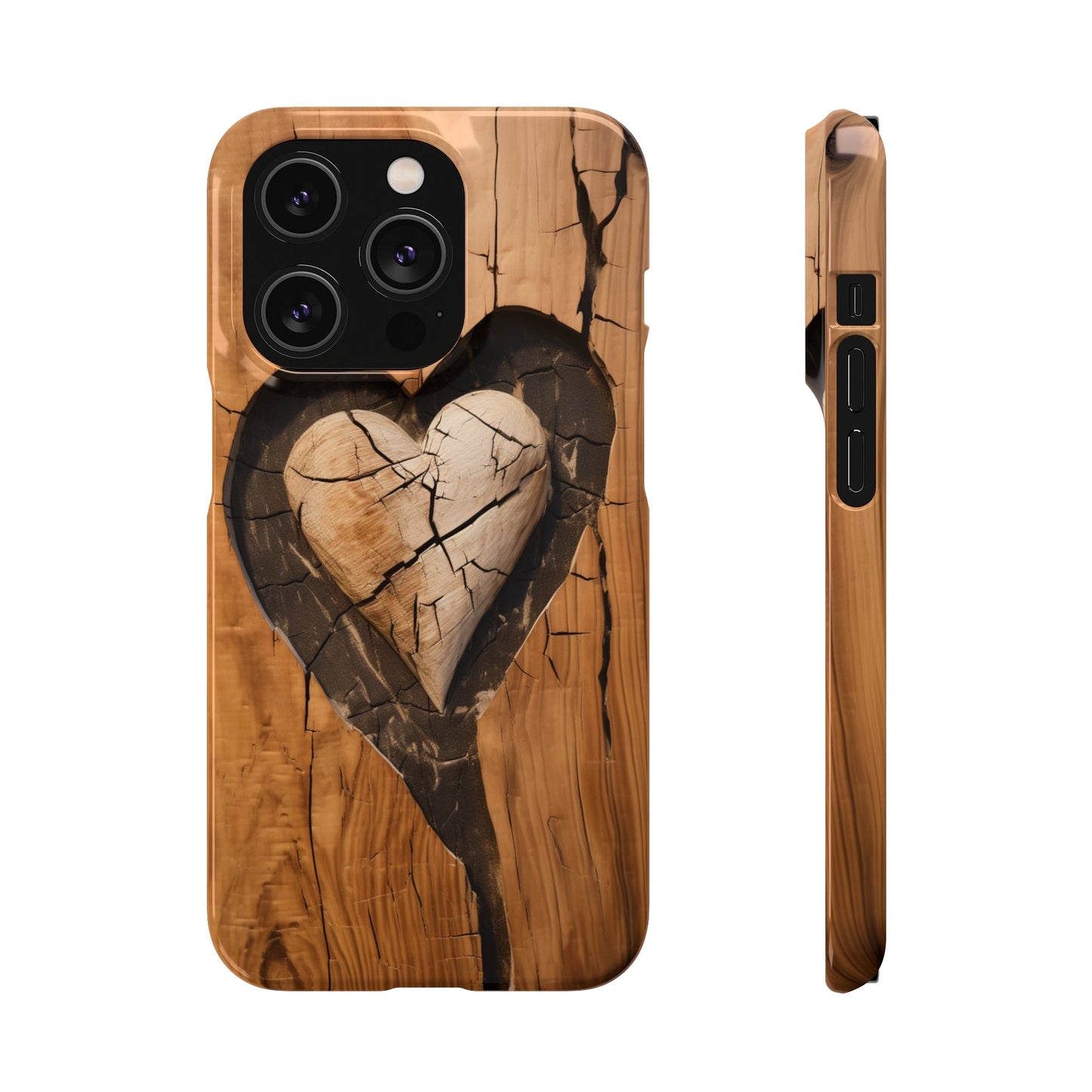 Wooden Heart | Snap Case