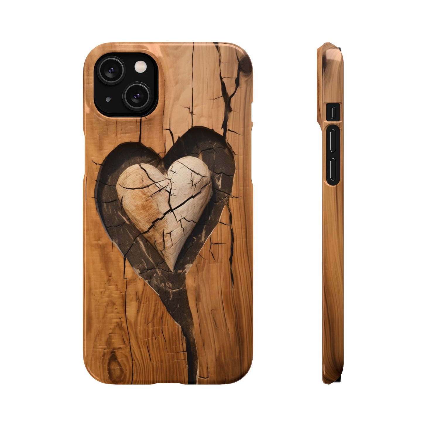 Wooden Heart | Snap Case