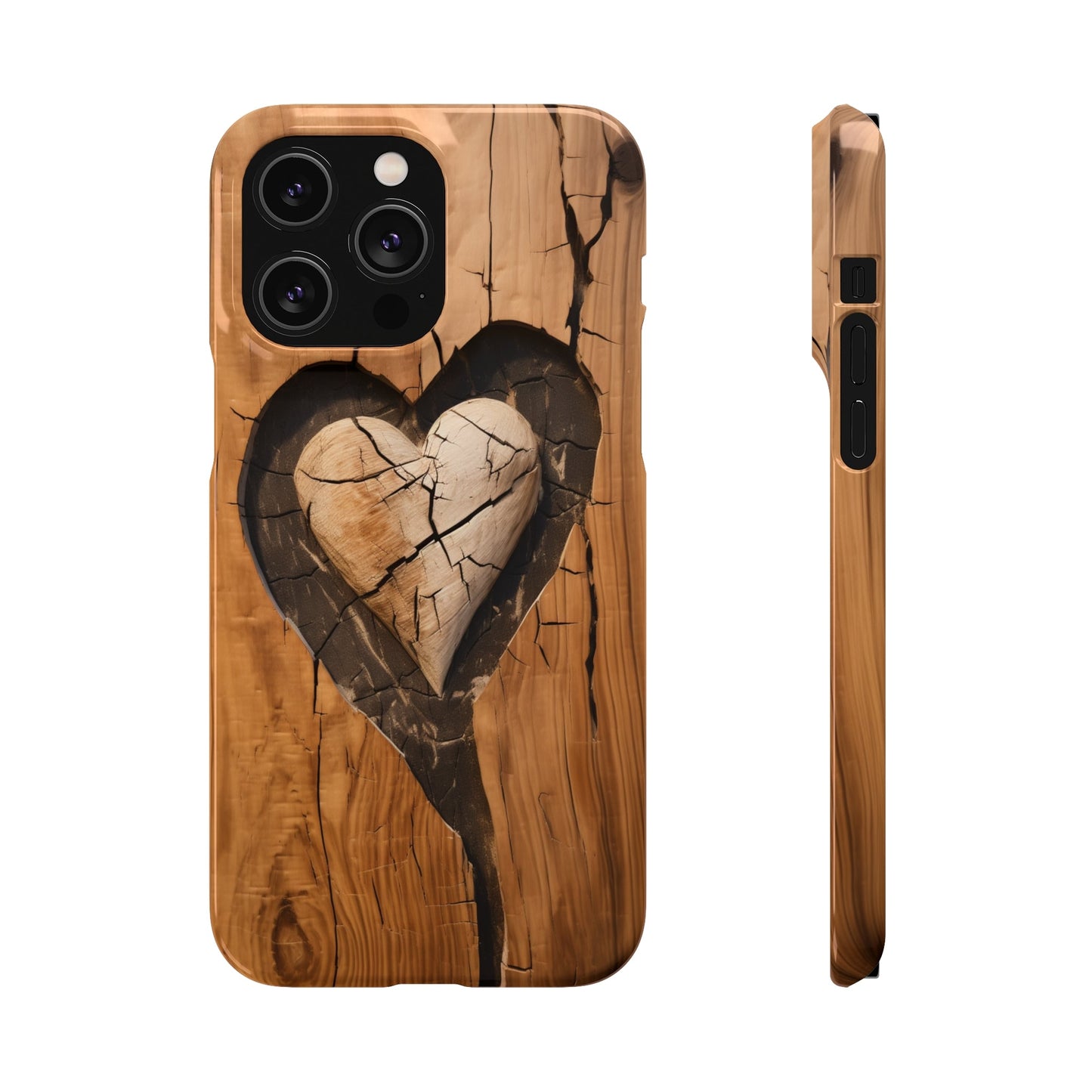 Wooden Heart | Snap Case