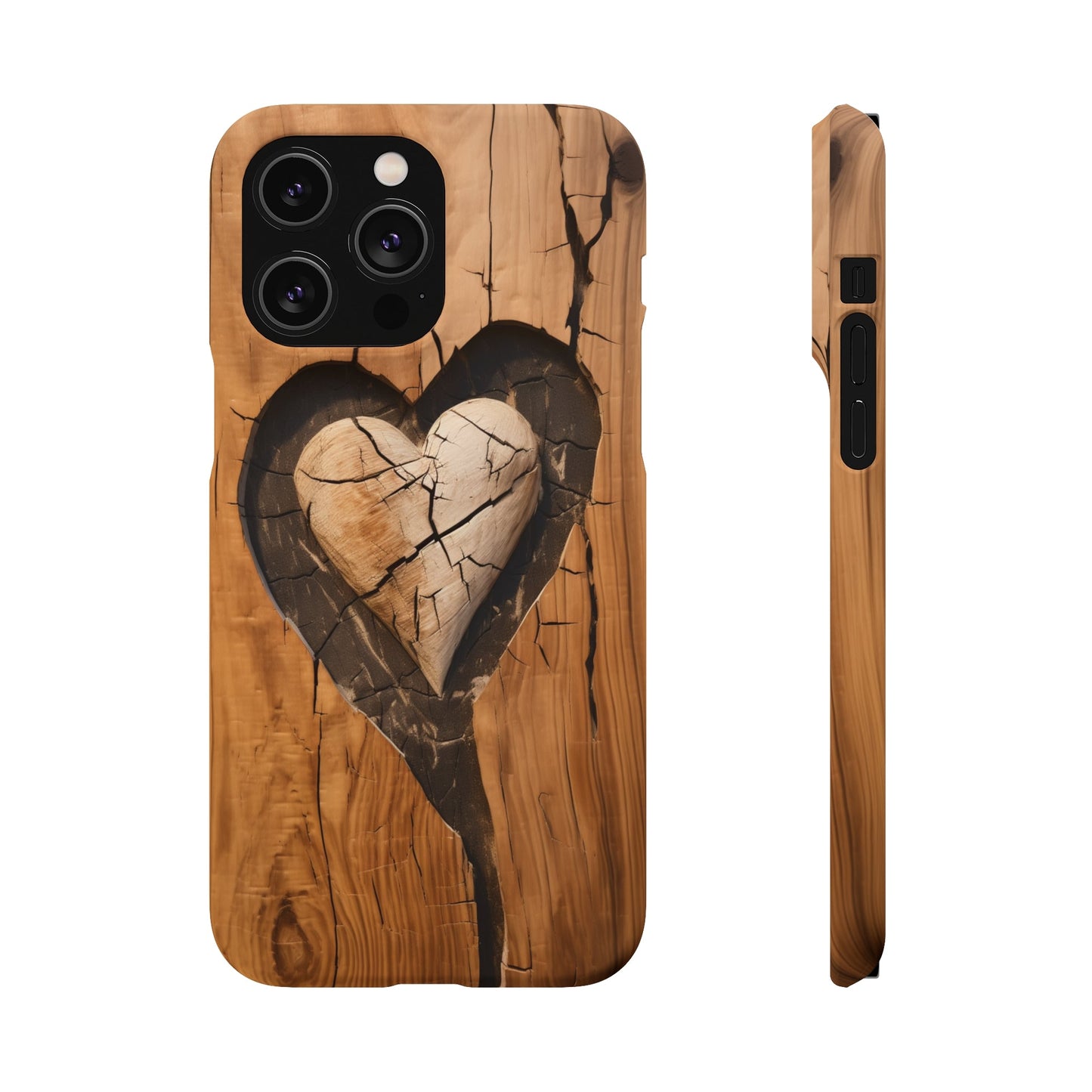 Wooden Heart | Snap Case