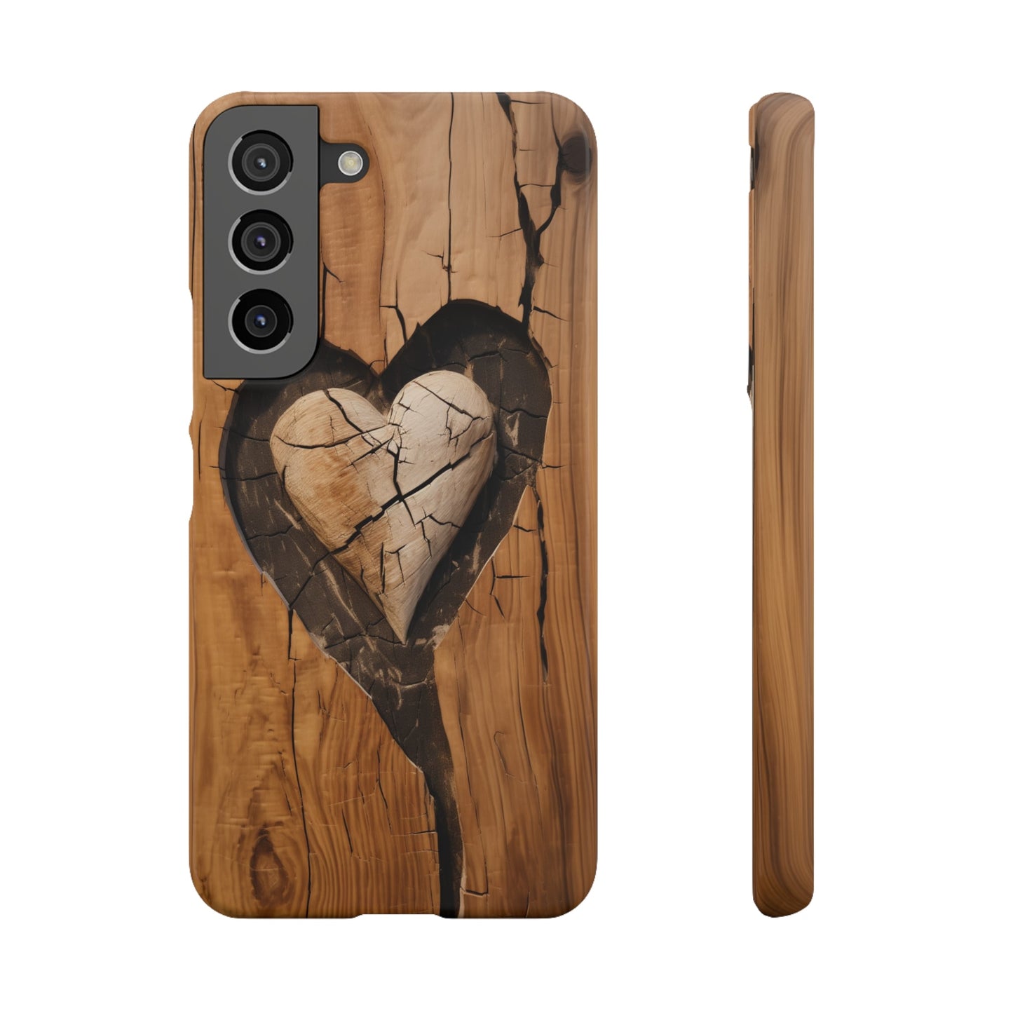 Wooden Heart | Snap Case