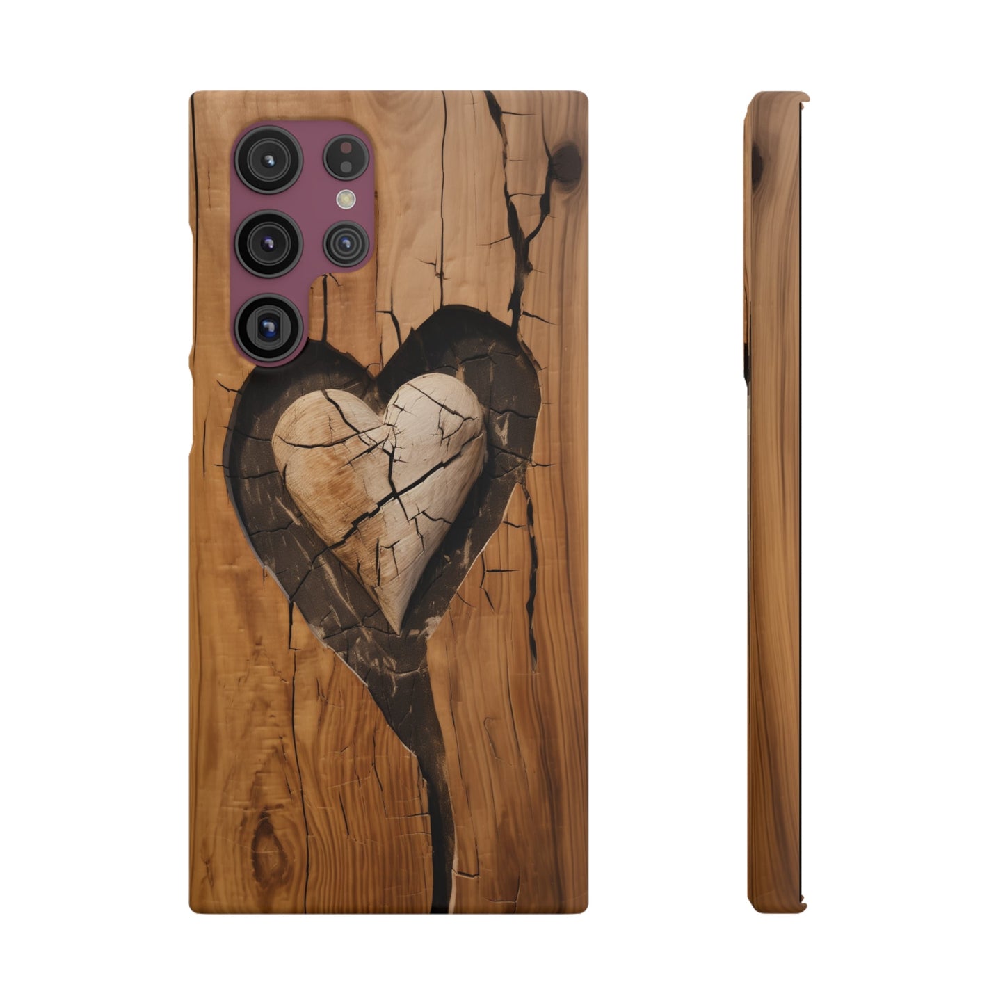 Wooden Heart | Snap Case