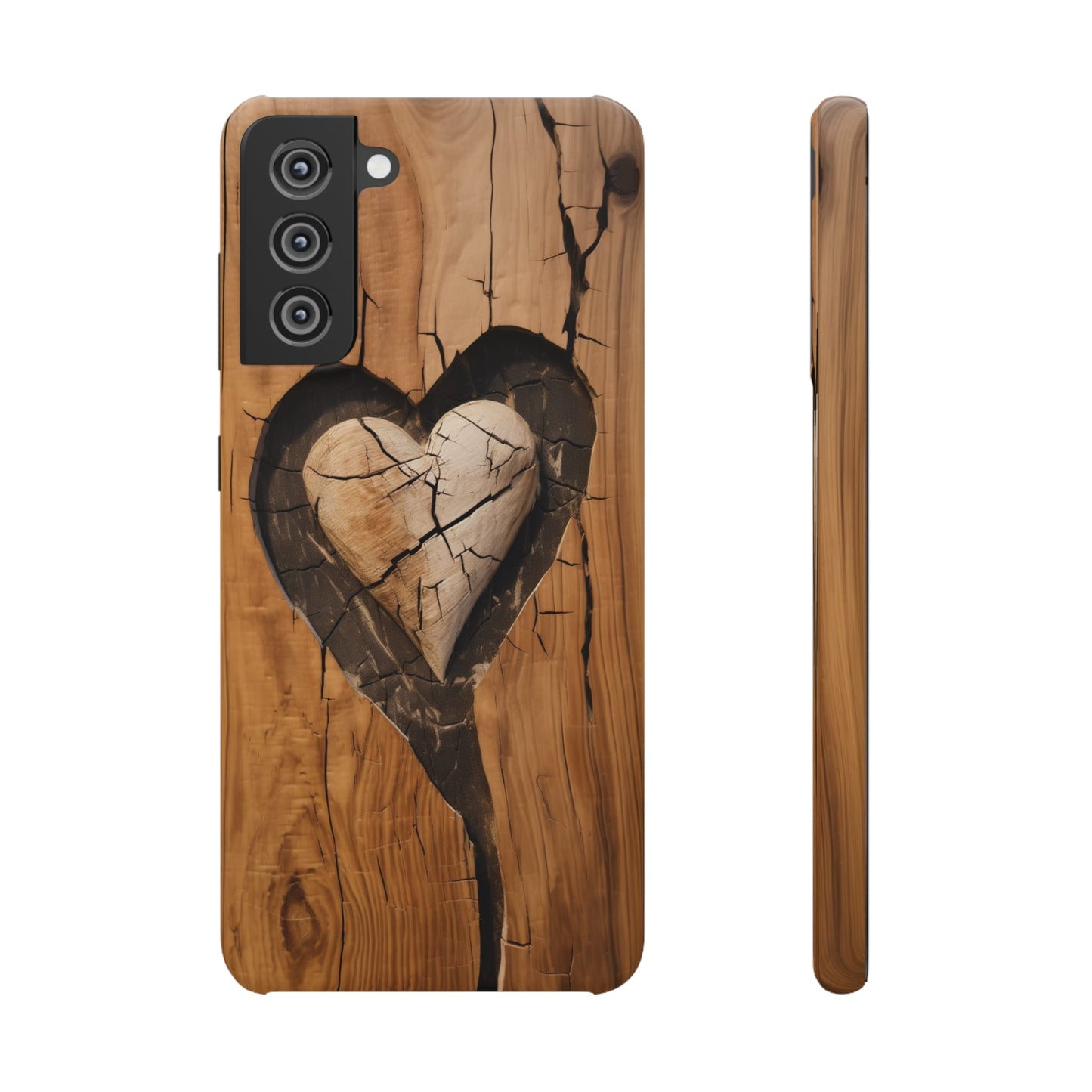 Wooden Heart | Snap Case