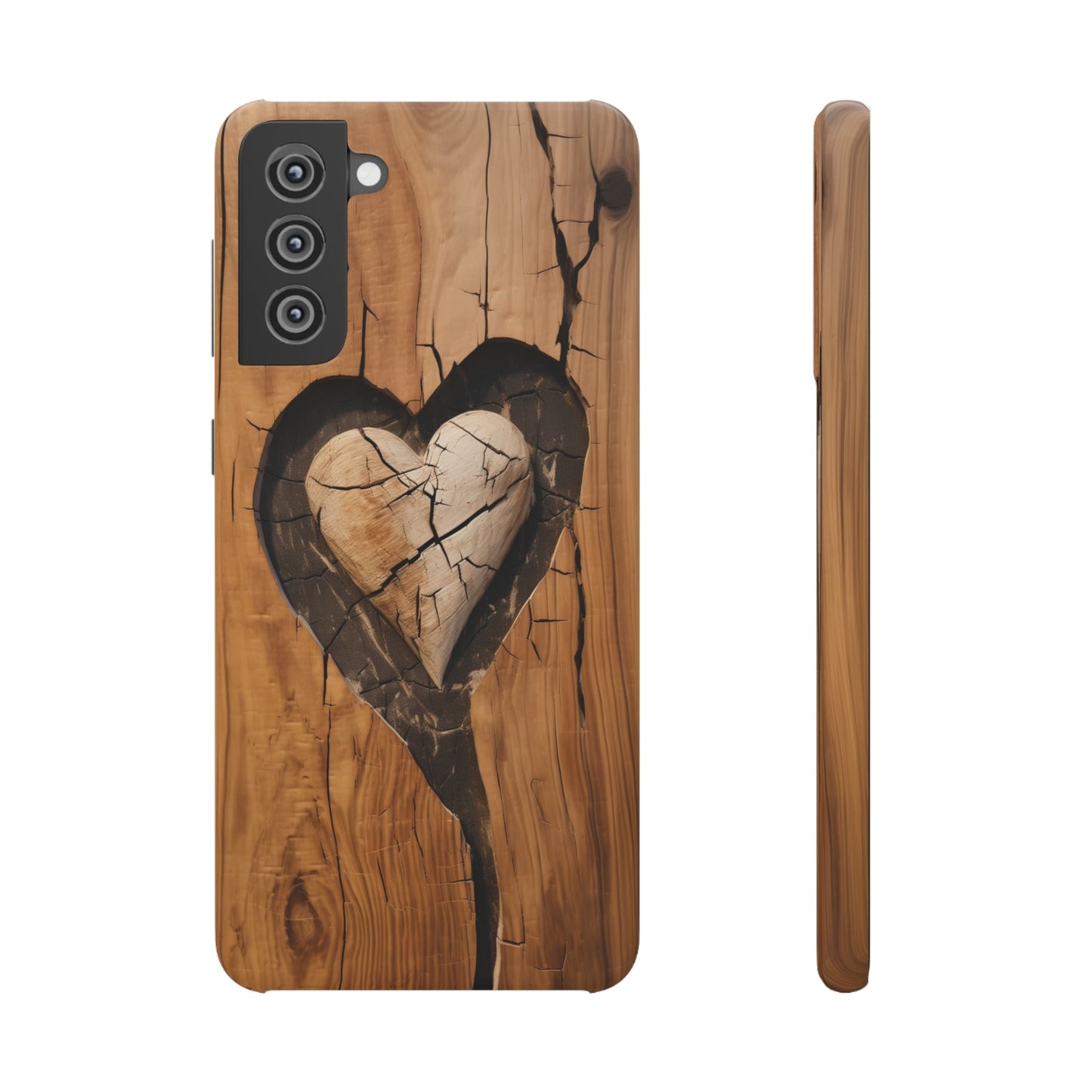 Wooden Heart | Snap Case