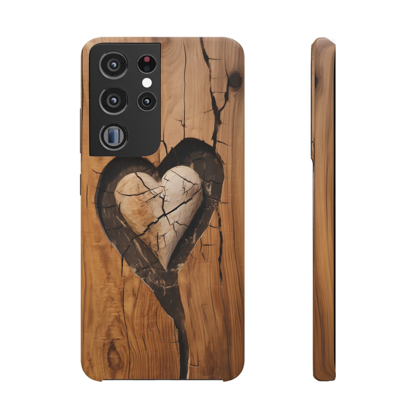 Wooden Heart | Snap Case