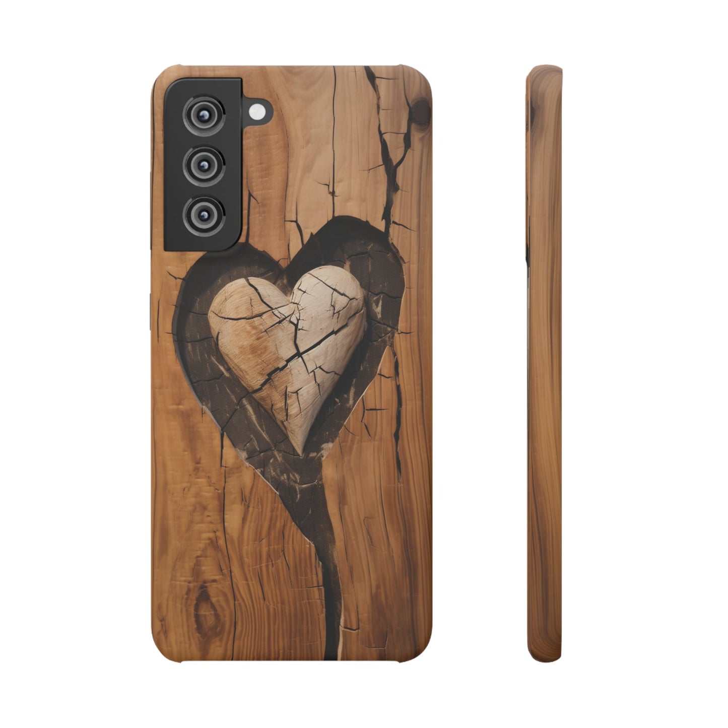 Wooden Heart | Snap Case