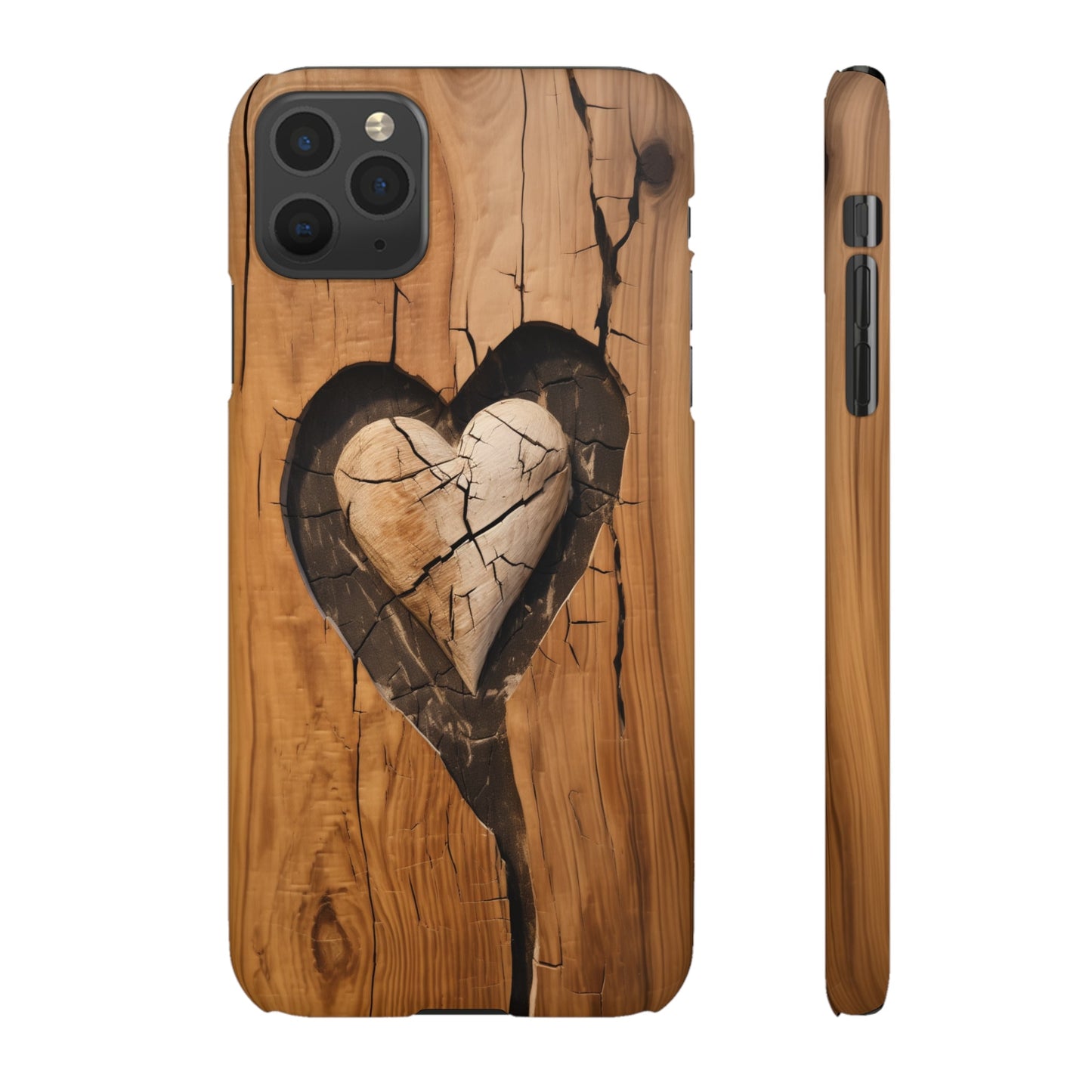 Wooden Heart | Snap Case