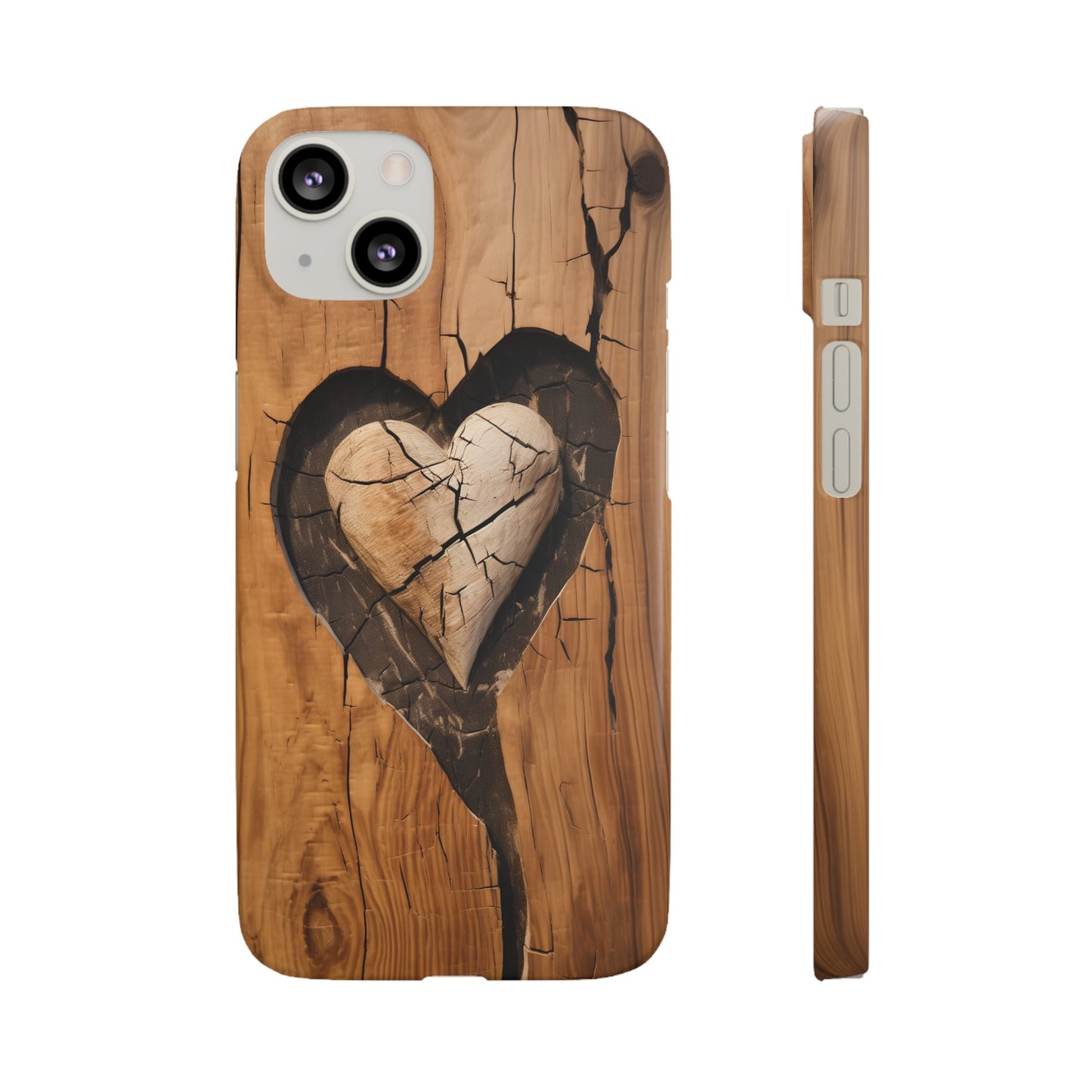 Wooden Heart | Snap Case