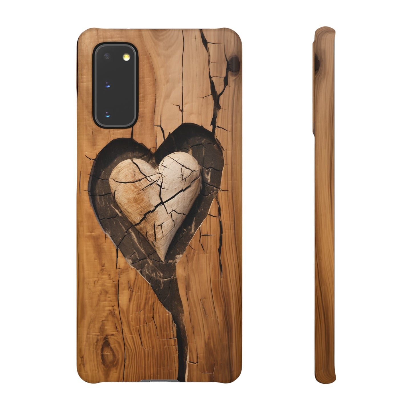 Wooden Heart | Snap Case