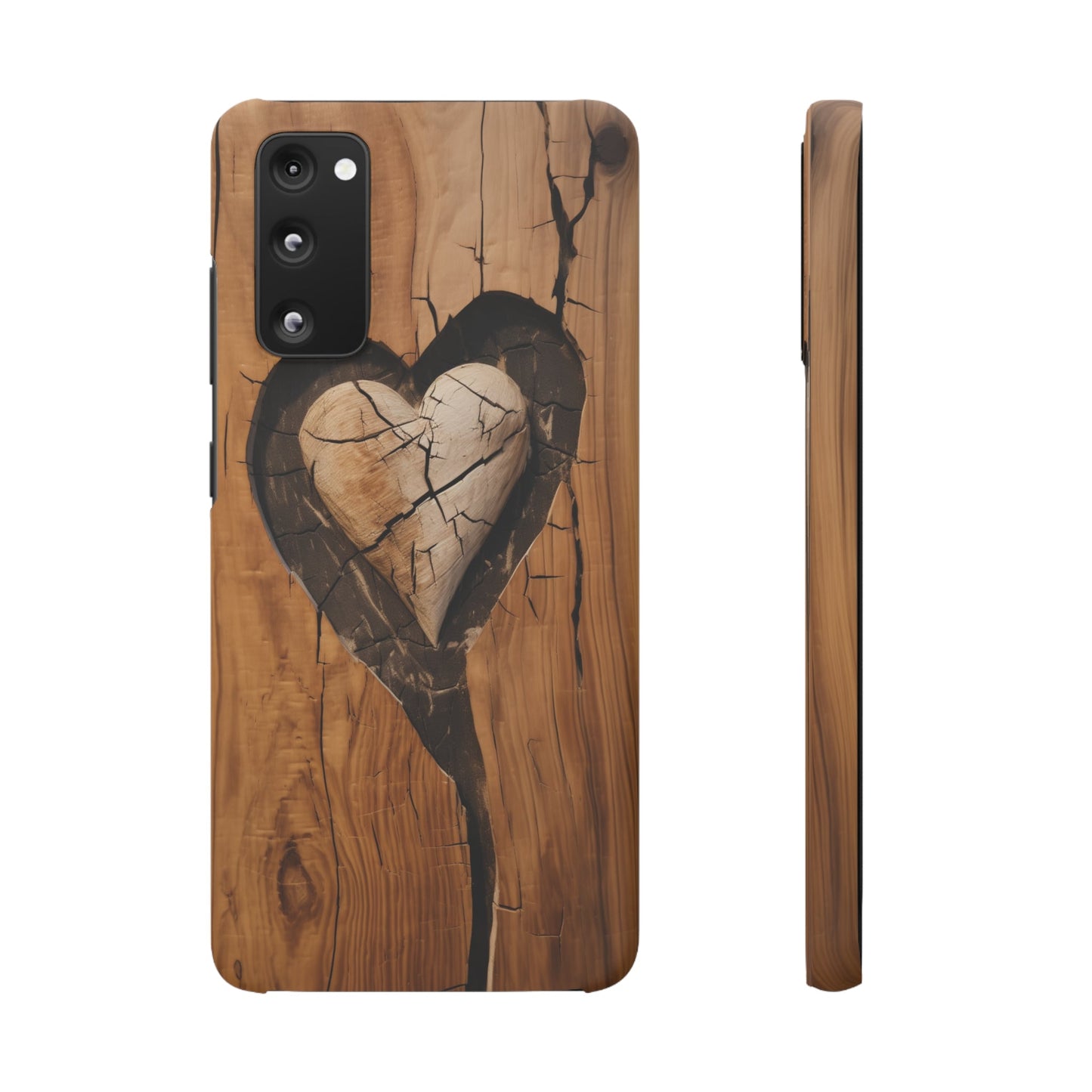 Wooden Heart | Snap Case