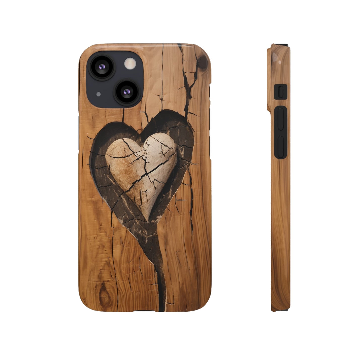 Wooden Heart | Snap Case