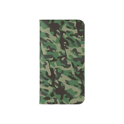 Woodland Camouflage Wallet Phone Case