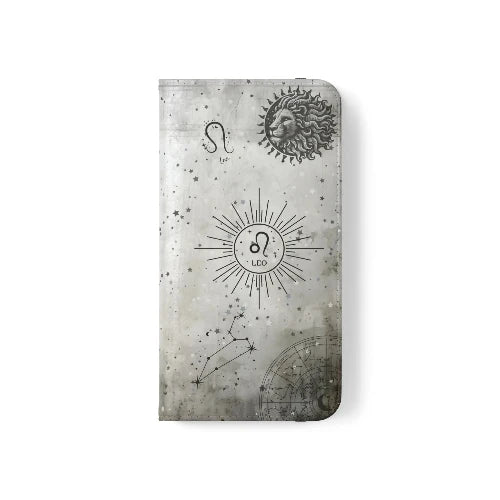 Leo Zodiac Phone Case with Card Holder