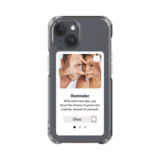 MemoMate - Clear Phone Case with Design